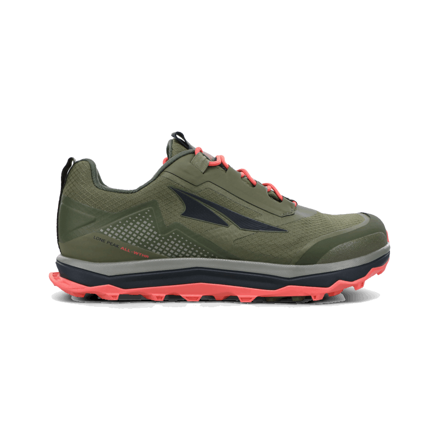 Women's Lone Peak ALL-WTHR Low Gray Orange Altra